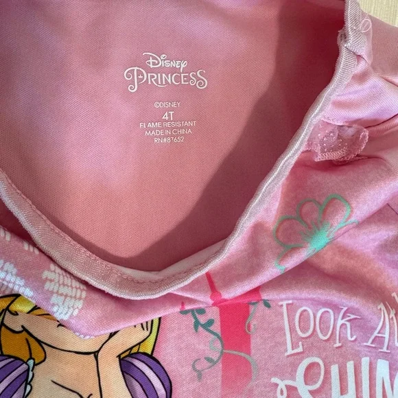 5pc Disney Girls Nightgowns Bundle Minnie Frozen Princess Pajamas 4T - Picture 10 of 11